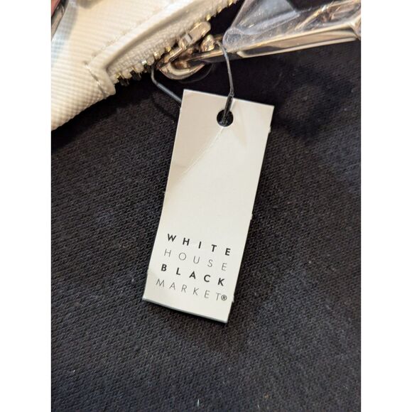 White House Black Market Floral Studded Wristlet Clutch NWT 10.5x7.5 - Picture 4 of 8